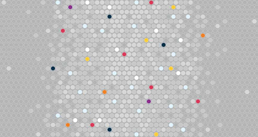 Gray Background with Circles